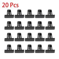 20x Interior Accessories Fastener Molding Clips for Chrysler Jeep1999+ 5FR56DX9 gray