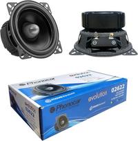 2 Phonocar 02622 Vidutinio žemo dažnio žemų dažnių garsiakalbis 10,00 cm 100 mm 4 coliai 50 W RMS 100 W Max impedansas 4 omai 92 dB SPL SQL automobilio durų garsiakalbis
