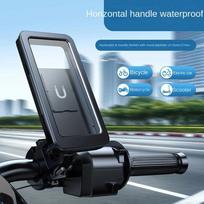 Universalus vandeniui atsparus dviračio mobiliojo telefono laikiklis, motociklo stovai, 360° pasukamas, reguliuojamas dviračio laikiklis 4,7-6,8  mobiliajam telefonui