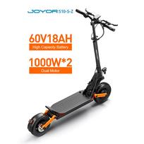 Joyor S10-S-Z Miesto Lauko Elektrinis Paspirtukas Suaugusiems 1000W Variklis 60V18AH Baterija 10 Colių Visureigio Padangos Sulankstomas EScooter