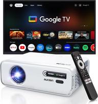 Aurzen Eazze D1 GTV projektorius, "Google TV" išmanusis projektorius su "WiFi" ir "Bluetooth", "Netflix" oficiali licencija, automatinis fokusavimas ir krypties keitimas, "DoIby" garsas, priartinimas, 1080P kino filmas Nešiojamasis lauko projektorius