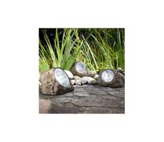 Globo 3302 - Dekoratyvinis saulės LED šviestuvas KÁMEN 4xLED/0,06W/1,2V IP44