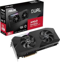 ASUS Dual Radeon RX 7900 XTX OC Edition 24GB GDDR6 žaidimų vaizdo plokštė (AMD Radeon RX7900 XTX, PCIe 4.0, 1x HDMI 2.1, 3x DisplayPort 2.1, DUAL-RX7900XTX-O24G)
