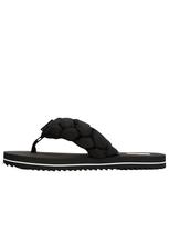 TOMMY HILFIGER Moteriškos paplūdimio šlepetės, BRAIDED THONG BEACH SANDAL