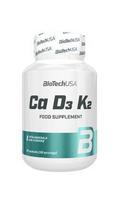 Maisto papildas Biotech Ca D3 K2, 90 kaps,