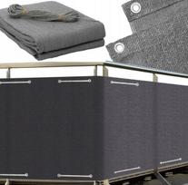 Vandeniui atsparus balkono/tvoros tinklas 100 x 500 cm PVC