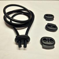 Laidus silikoninis vamzdelis TENS / ESTIM / E-STIM mašina 6 mm OD 1,5 mm ID