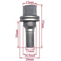 Nauji 4 vnt. ratų varžtai veržlės M12 X 1.25 Citroen Berlingo C2 Peugeot 3008 9817024580