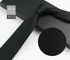 Vyriškas kaklaraištis verslo marškiniai, dryžuoti apsaugos profesionalo suknelė plius logotipas 8 cm rankų darbo