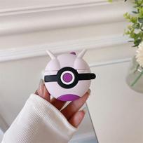 Dėklas Samsung Galaxy Buds 3, Pokemon Ball Mewtwo smūgiams atsparus silikoninis ausinių dangtelis Samsung Galaxy Buds 3 Pro dėklui Galaxy Buds 3