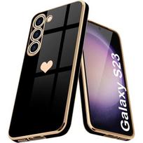 Case - BOOLING - for Samsung Galaxy S23 - Silicone TPU - Heart Pattern - Shockproof Anti-Scratch juoda