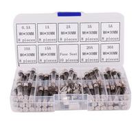 72In1 6*30mm 0.5-30AMP Car Mini Assorted Set Kit Blade Fuse Fast Quick Blow Tube