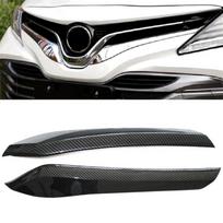 Toyota Camry 2018-2021 automobiliui priekinis centrinis grotelių dangtelio apvadas, anglies pluošto išvaizda