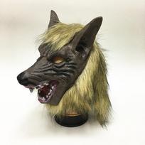 Wolfman Face Mask Werewolf Wolf Full Mask Faux Costume Prop Halloween Novelty