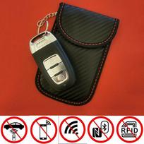 Automobilio rakto signalo blokavimo dėklas Signal Shield dėklas Apsauginis maišelis automobilio raktams Žiedas Rakto be kontakto RFID blokavimo krepšys CHINA