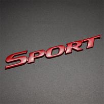 Metalinis Raudonas Sportinis Lenktynių Logotipas Automobilio Bagažinės Galinių Durelių Emblema Ženkliukas Lipdukas