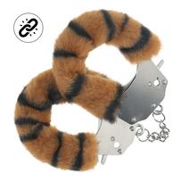 Ouch! Heavy-duty Fluffy Handcuffs Tiger Antrankiai