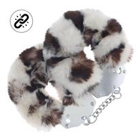 Ouch! Heavy-duty Fluffy Handcuffs Snow Leopard Antrankiai