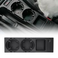 Juodas priekinis centrinės konsolės puodelio laikiklis monetų laikiklis 51168217953 BMW E46