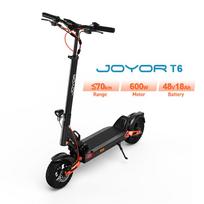JOYOR T6 Suaugusiųjų Miesto Sulankstomas Elektrinis Paspirtukas 600W Variklis 48V18Ah Baterija 10 Colių Visureigio Padangos Kalnų Elektrinis Paspirtukas juoda