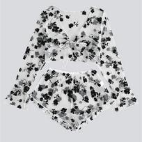 Moterų mados Sexy Lace Transparent Pižama Sexy apatinio trikotažo rinkinys L juoda