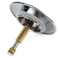 70 mm vonios nutekėjimo kamštis, sifono kamštis, sidabrinis, daugumai praustuvių, vonių
