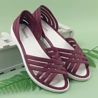 Summer One Step Sandals Women's Flat Heel Outdoor Solid Color Fashion Women's Sandals 36 bordinė