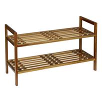 Natūralios spalvos iš akacijos masyvo batų lentyna 69x40,5x27 cm Fondi – Wenko