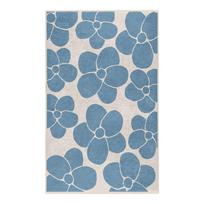 Skalbiamas mėlynos spalvos kilimas 60x100 cm Blue Meadow – Mila Home