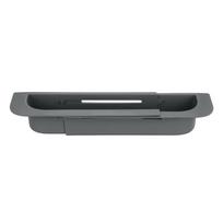 Pilkos spalvos iš plastiko ištraukiama džiovyklė kriauklei 49,5x8,5 cm Fino – Wenko