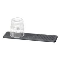 Pilkos spalvos iš diatomito indų džiovinimo padėkliukas 30x8 cm Damon – Wenko