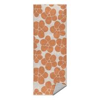 Skalbiamas oranžinės spalvos kilimas 60x230 cm Orange Meadow – Mila Home