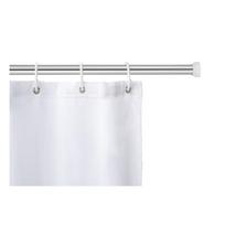 Sidabrinės spalvos dušo užuolaidų strypas 110 - 185 cm – Wenko