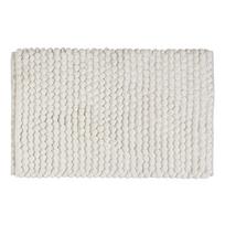 Baltos spalvos iš tekstilės vonios kilimėlis 50x80 cm Solivo – Wenko