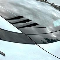 Nauji 1 poros automobilio galinio stiklo dekoravimo lipdukai šoninis spoileris skirstytuvas apdaila juodi