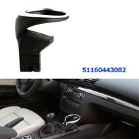 Priekinis puodelio laikiklis, telefono laikiklis, organizatorius 51160443082 skirtas BMW- 128I 135I 2008-2013 X1 E82 E84 E88 Automobilio priedai