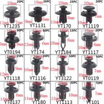 620PCS Boxed Mixed Car Door Bumper Panel Fender Retainer Push Rivet Fastener Clips