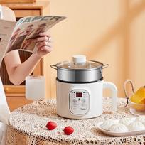 Britiškas/Europietiškas Multifunkcinis Mini Elektrinis Karštas Puodas ir Fritiurinė - Nelipnus Bendrabučio Ryžių Virimo Aparatas 220V [Domestic]