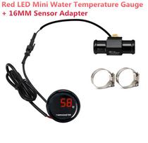 Universalus motociklo termometro prietaisų vandens temperatūros LED skaitmeninis ekranas su 16 mm temperatūros jutiklio adapteriu
