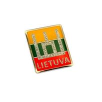 Metalinis ženkliukas "Lietuva-Gedimino stulpai"
