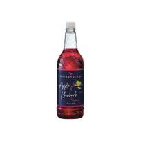 Sirupas su kofeinu šaltiems gėrimams Sweetbird Fusions+ Apple and Rhubarb, 1 l