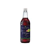 Sirupas su vitaminu C šaltiems gėrimams Sweetbird Fusions+ Lime and Pink Guava, 1 l