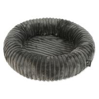Tamsiai pilkos spalvos augintinio guolis šuniui ø 60 cm Dog Fantasy Stripe – Plaček Pet Products