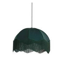 Kabantis šviestuvas smaragdinės spalvos ø 60 cm su tekstiliniu gaubtu Malacia – Light & Living
