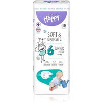 BELLA Baby Happy Soft&Delicate vienkartinės sauskelnės su kanalais Junior Extra 15+ kg 48 vnt.