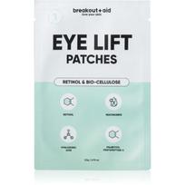 breakout + aid Eye Lift Patches paakių pleistrai nuo raukšlių su retinoliu 1 vnt.