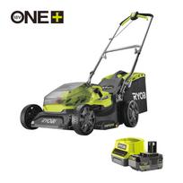 Akumuliatorinė vejapjovė RYOBI ONE+ RY18LM37A-140, 18 V, 4,0 Ah, 37 cm, 45 l