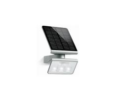 STEINEL 671013 - Saulės LED-Prožektoriaus šviestuvas XSolar L-S 1,2W/LED sidabras IP44