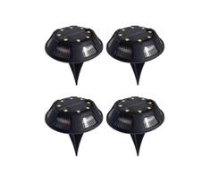 KOMPLEKTAS 4x LED apšvietimas, įkraunamas saulės energija LED/1,2V 200 mAh IP44