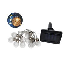 LED Saulės lauko grandinė 10xLED/1,2V 300 mAh 2,2 m IP44
